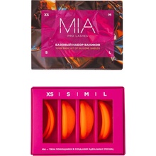 Mia Pre Lashes silikónové natáčky na lash lifting oranžové Velikost: S