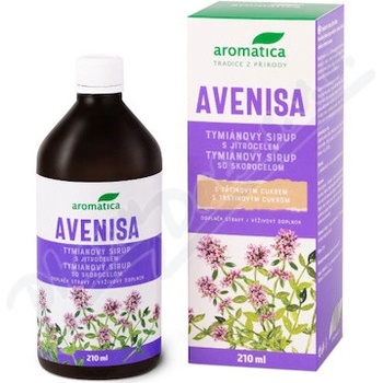 Aromatica Avenisa tymiánový sirup+jitrocel 210 ml