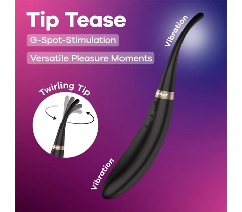 Satisfyer Tip Tease Black