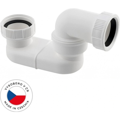 CERANO - Sifón vaňový otočný - plast - 6/4" - DN40 - biela
