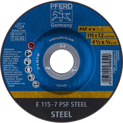 Pferd Brúsny kotúč 115 x 7,2 x 22,23 mm 4007220470510