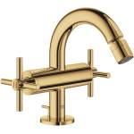 GROHE Смесител за биде Grohe Atrio, златист, Cool Sunrise, двоен контрол, с изскачащ вентил (24027GL3)
