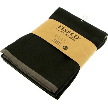 Tiseco Home Studio Памучни кърпи за съдове в комплект 3 бр. 50x70 cm - Tiseco Home Studio (9289BLACK)