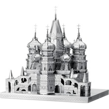 Metal Earth 3D puzzle Chrám Vasila Blaženého (ICONX) 74 ks