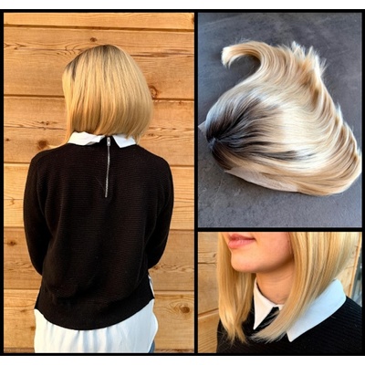 Blond parochňa Blond mikádo parochňa Jane so sieťkou
