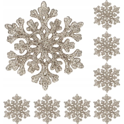 Springos CA0718 VIANOČNÁ OZDOBKA SNEŽIENKA 6 CM 8 KS.