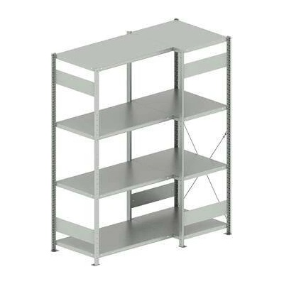 META zásuvný rohový regál 2000 x 750 /1000 x 600 mm nosnost 100 kg