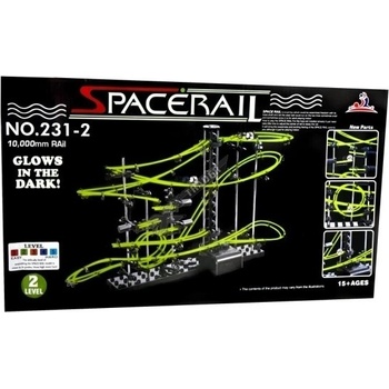 Space rail Guličková dráha level 2 glow