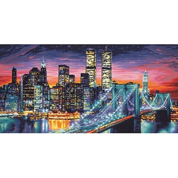Norimpex - Puzzle Diamant painting: New York at night 30x40cm - 1 - 39 piese