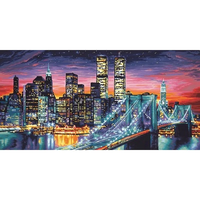 Norimpex - Puzzle Diamant painting: New York at night 30x40cm - 1 - 39 piese