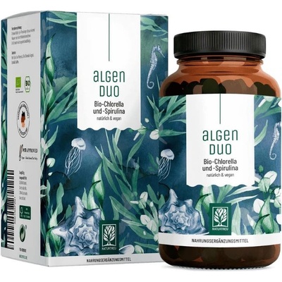 Naturtreu AlgenDuo BIO Chlorella a Spirulina komplex 360 tablet