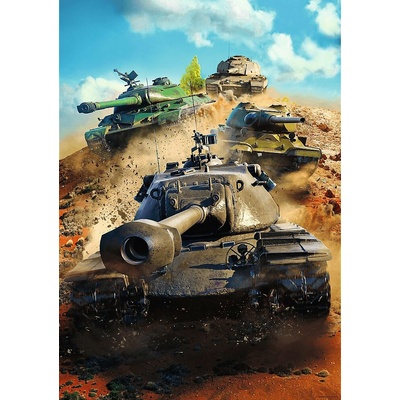 TREFL World of Tanks Tanky v boji 1000 dílků