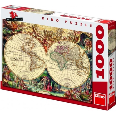 Dino Mapa historická 1000 dielov