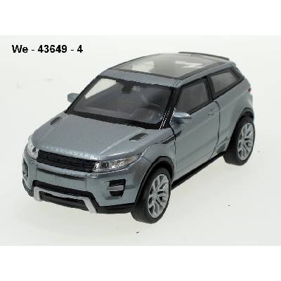 Welly Land Rover Range Rover Evoque silver code 43649 modely aut 1:34