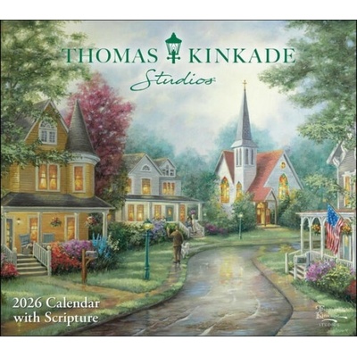 Thomas Kinkade Studios Deluxe Wall with Scripture Andrews McMeel Publishing 2026