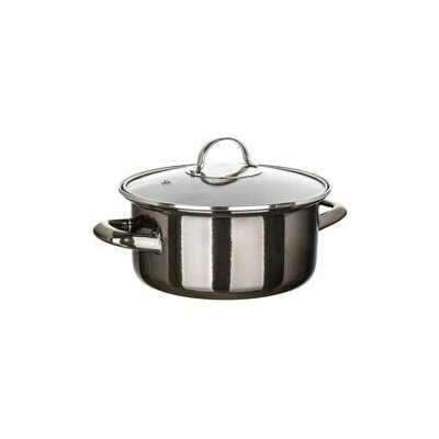 BANQUET METALLIC Black 20 cm 2 l černý