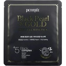 Petitfee & Koelf Black Pearl & Gold Hydrogel Mask Pack Hydrogélová textílna maska 32 g