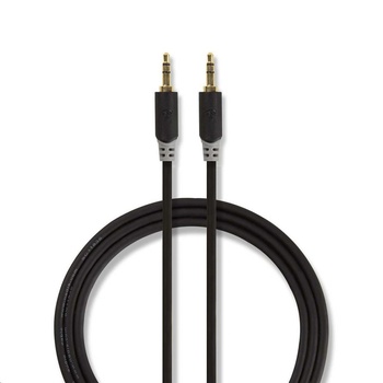 Nedis CABW22000AT100 стерео аудио кабел 3, 5 мм-3, 5 мм жак 10 м антрацит (CABW22000AT100) (CABW22000AT100) (CABW22000AT100)