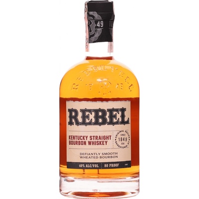 Rebel Yell Straight Bourbon 40% 0,7 l (čistá fľaša)