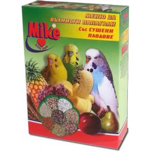  Храна за вълнисти папагали със сушени плодове " Mike" 0, 500кг (925)