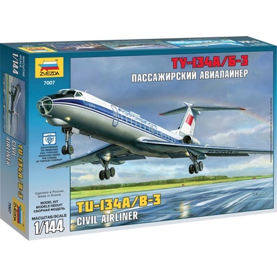 Zvezda Model Kit letadlo 7007 Tupolev Tu 134B 1:144