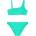 Roxy Детски комплект бикини Roxy Kid's Hippie Hour Assymetric Bra Set Bikini - Katydid Hippie Hour Rg - размер 8 Years (750-2835-0114)