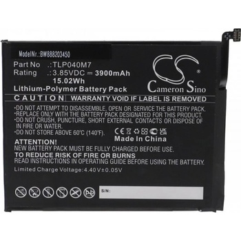 VHBW Батерия за Alcatel 3T / OT-9032T, 3900 mAh (888203450)