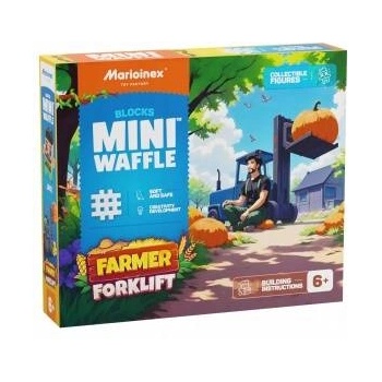 Marioinex Mini Waffle 50el Farmer Forklift