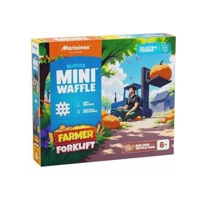 Marioinex Mini Waffle 50el Farmer Forklift