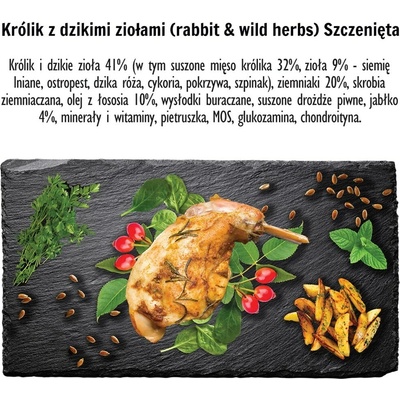 Paka Zwierzaka Puppy Rabbit with wild herbs S 3 kg