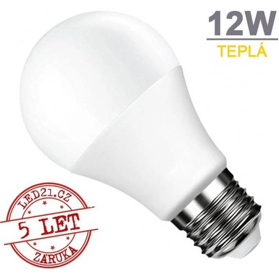 Optonica LED žárovka E27 12W 18xSMD2835 1155lm CCD Teplá bílá