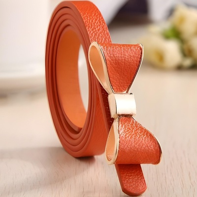 HARAHU Дамски колан панделка - Оранжев kp4354 (4354)