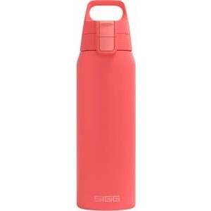 SIGG - Insulated drinking bottle - Thermos bottle Shield Therm One Watermelon - carbonated drinks - leak-proof - dishwasher safe - BPA-free - 90% recycled stainless steel - pink - 0.75L - 6218.30