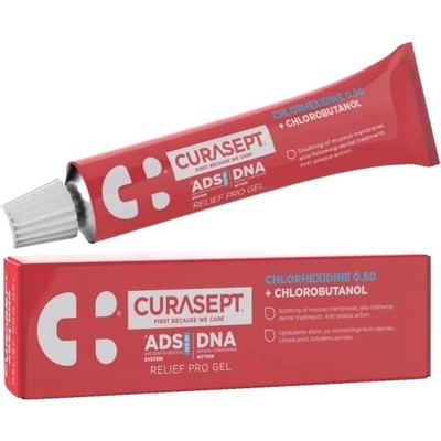 Curasept ADS Relief parodontální gel s CHX 0,5%+ Chlorobutanol+ PVP-VA 30 ml