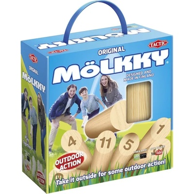 TACTIC Парти игра Tactic - Molkky, скандинавски кегли, за игра на открито (54903)