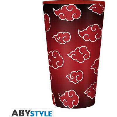 ABYstyle Sklenice Naruto Shippuden Akatsuki 400 ml