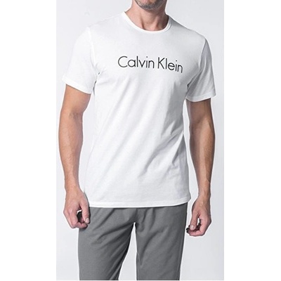 Calvin Klein pánské tričko s krátkým rukávem bílé