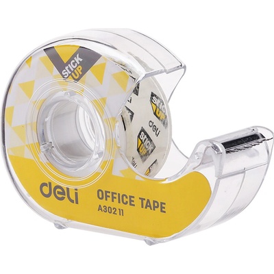 DELI Lepící páska STICK UP transparentní 18 mm x 7, 62 m