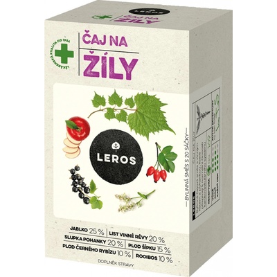 Leros Čaj na žíly 20 x 2 g