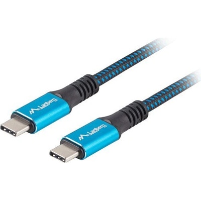 Lanberg CA-CMCM-45CU-0005-BK USB, USB4 Gen 2x2 USB C, 0,5m, černý, modrý