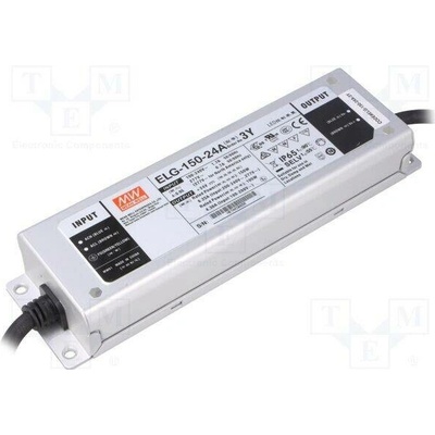 MEAN WELL ELG-150-24A-3Y Napájecí zdroj: spínaný; LED; 150W; 24VDC; 3,2÷6,25A; 100÷305VAC
