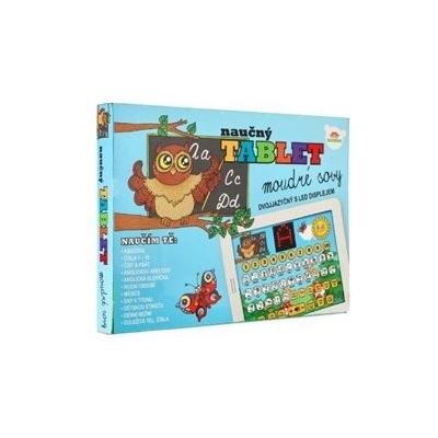 Teddies Naučný tablet Moudré sovy dvojjazyčný CZ+AJ – Zbozi.Blesk.cz