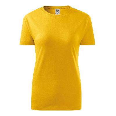 Malfini classic НОВА 133 / Дамска тениска - жълта xxl (1330417)