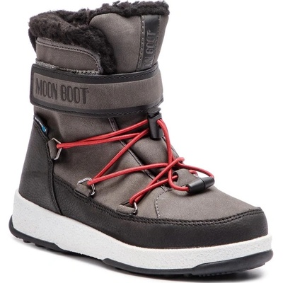Moon Boot Boy Boot black/castlerock čierna