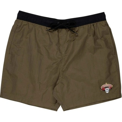 Santa Cruz plavky Guzman Skull Swimshort Uniform Green