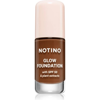 Notino Foundation Glow foundation with SPF 50 & plant extracts озаряващ фон дьо тен SPF 50 03 Deep Warm 30ml