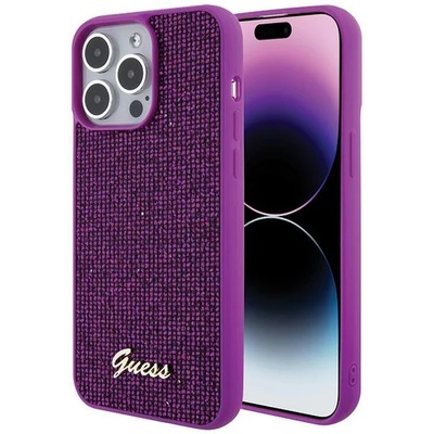 GUESS GUHCP15XPMSDGSF iPhone 15 Pro Max 6, 7" розов твърд калъф Disco Metal Script (GUHCP15XPMSDGSF)