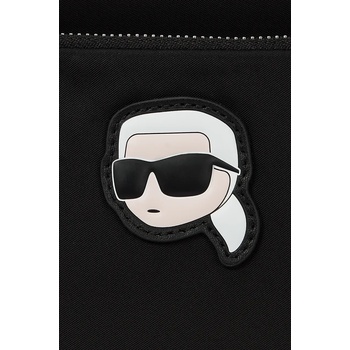 KARL LAGERFELD Раница Karl Lagerfeld в черно малък размер с изчистен дизайн A2W30183 (A2W30183)