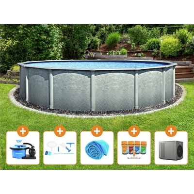 Steinbach Grande Pool Set Round Ø 366 x 135 cm - Пълен комплект Medium - 1 компл (011762)
