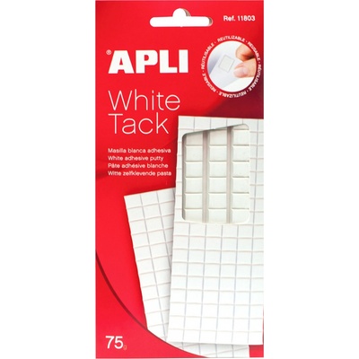 APLI lepicí čtverečky, 75 g, bílé